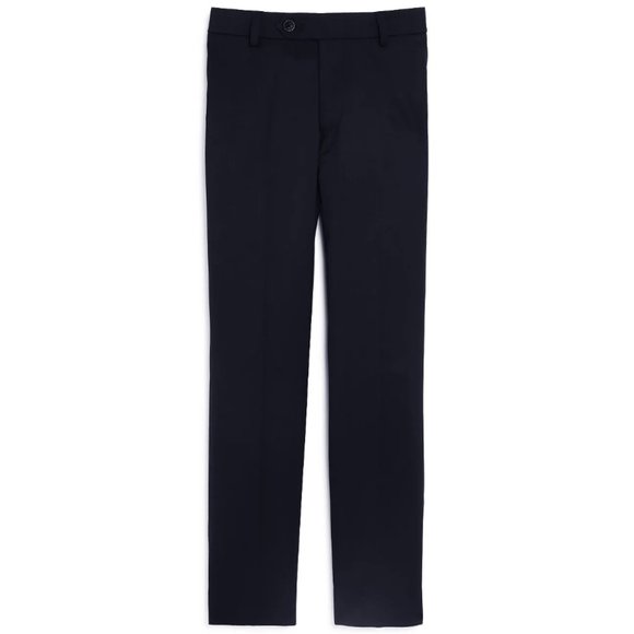 NEW Michael Kors Big Kid Wool Navy Zipper Pocket Button Back Dress Pant - Picture 1 of 3